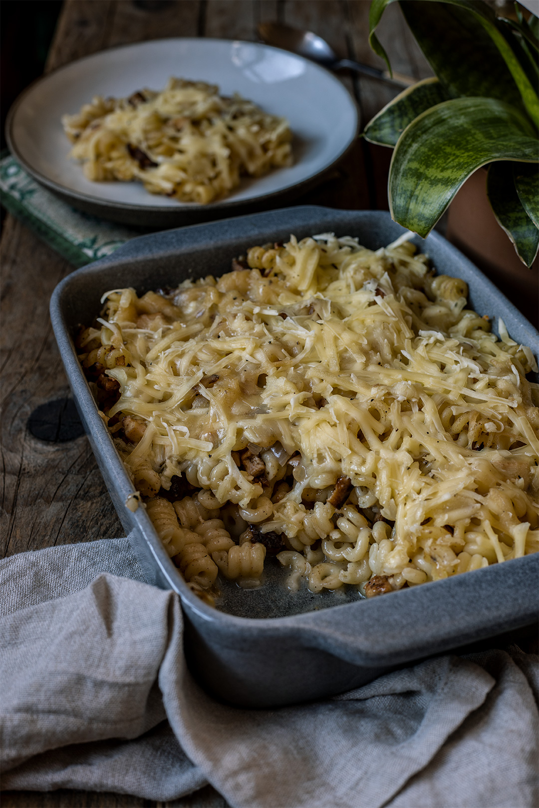 Veganer Nudelauflauf