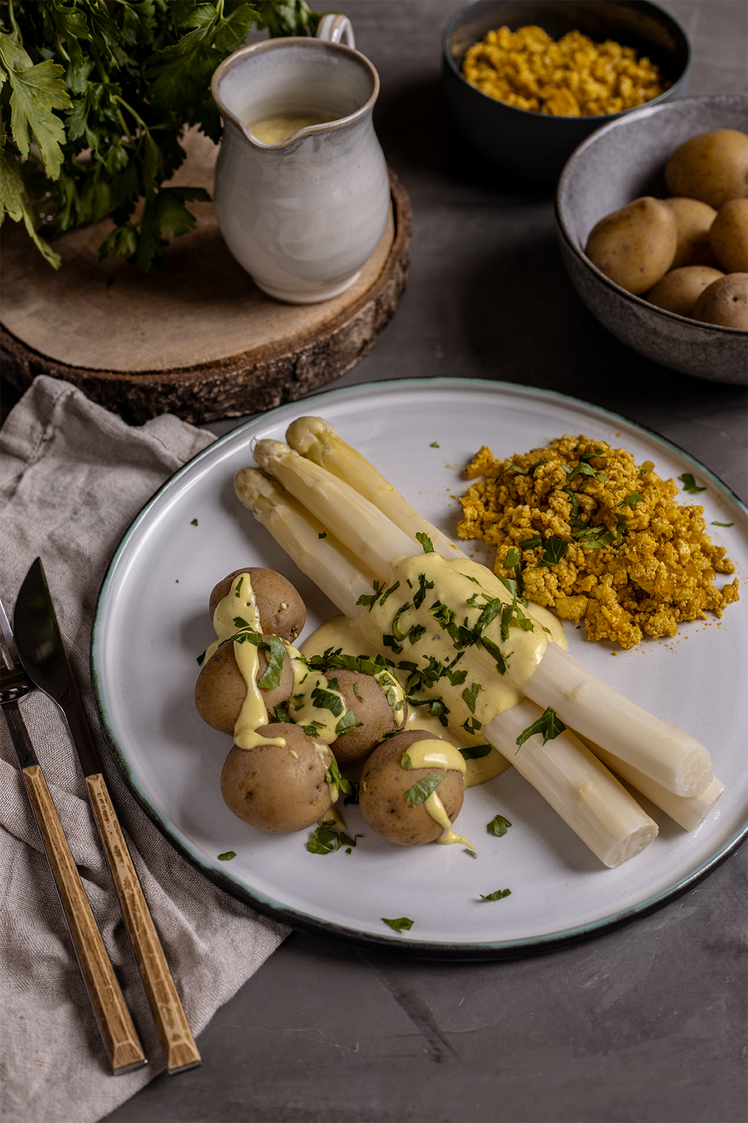 Spargel zubereiten vegan