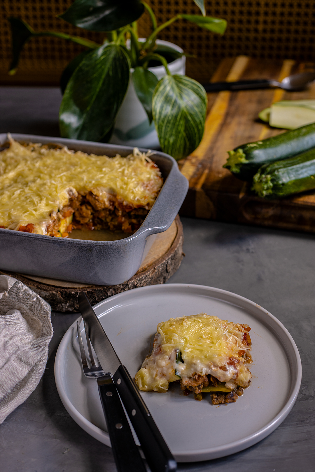 Low Carb vegan Lasagne