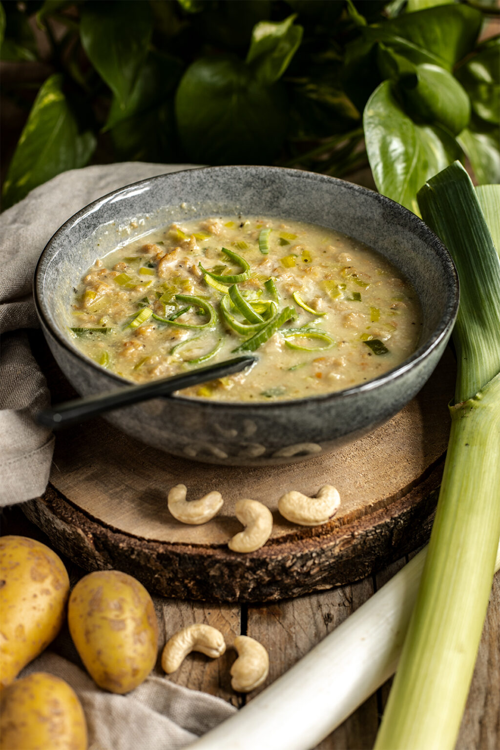 Vegane Käse-Lauch-Suppe mit Hack - Veganer Foodblog aus Hamburg ... Vegane Käse-Lauch-Suppe mit Hack - Veganer Foodblog aus Hamburg ...