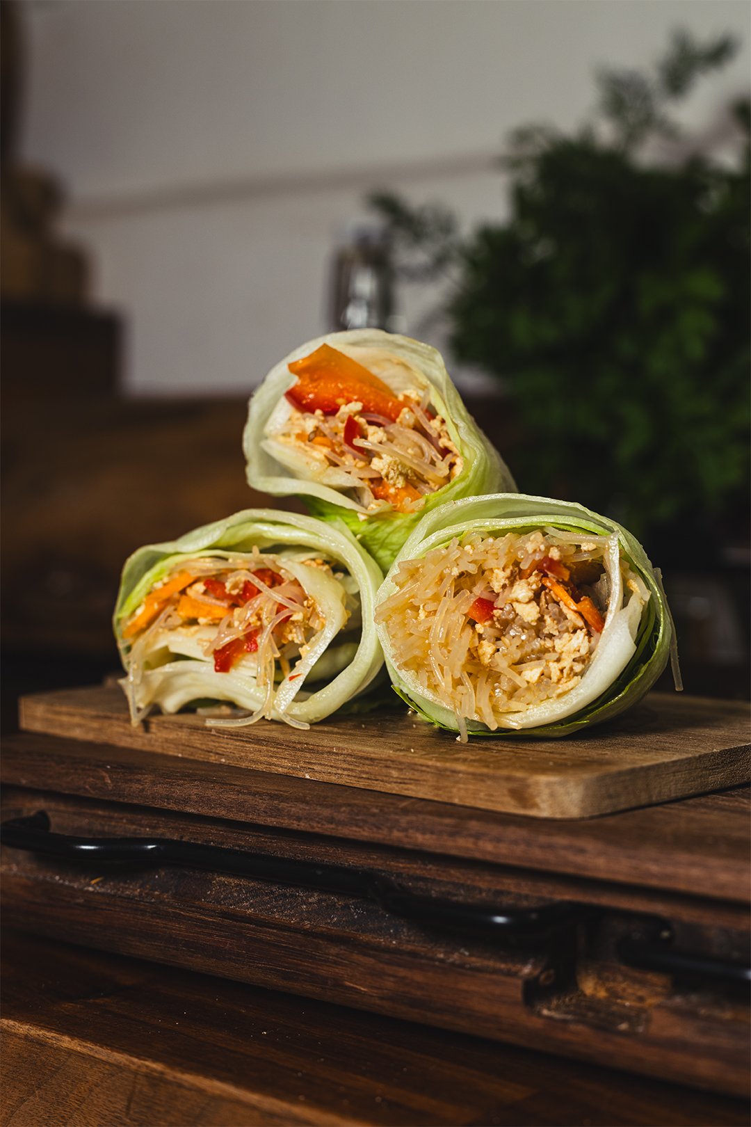 Glasnudelsalat wraps