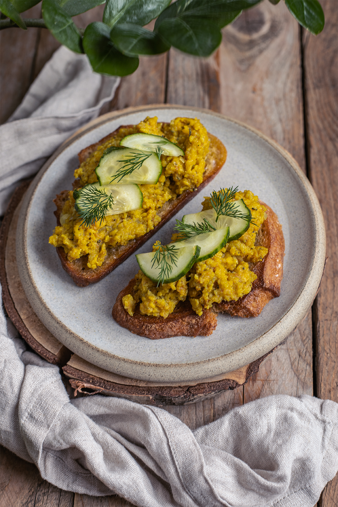 Veganes Rührei ohne Tofu