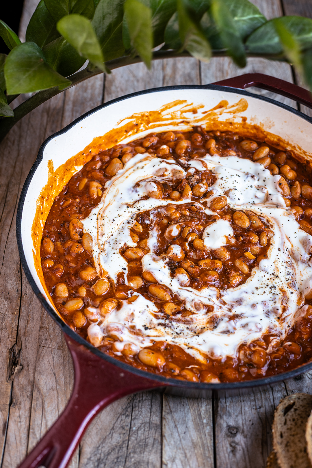 Borlotti Bohnen Pfanne vegan