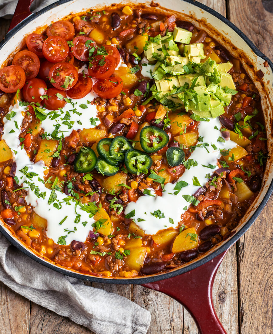 Kartoffel Tex-Mex Pfanne