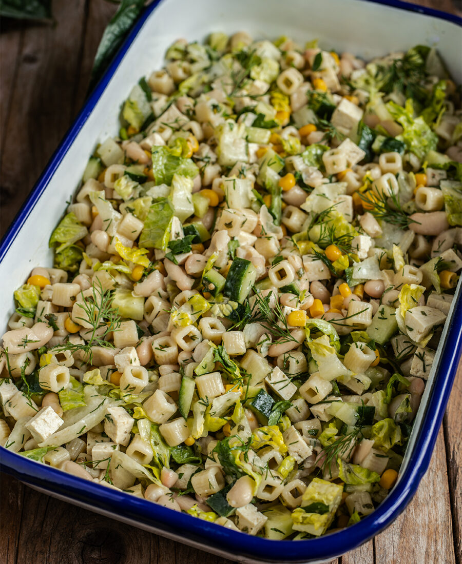 Veganer Nudelsalat