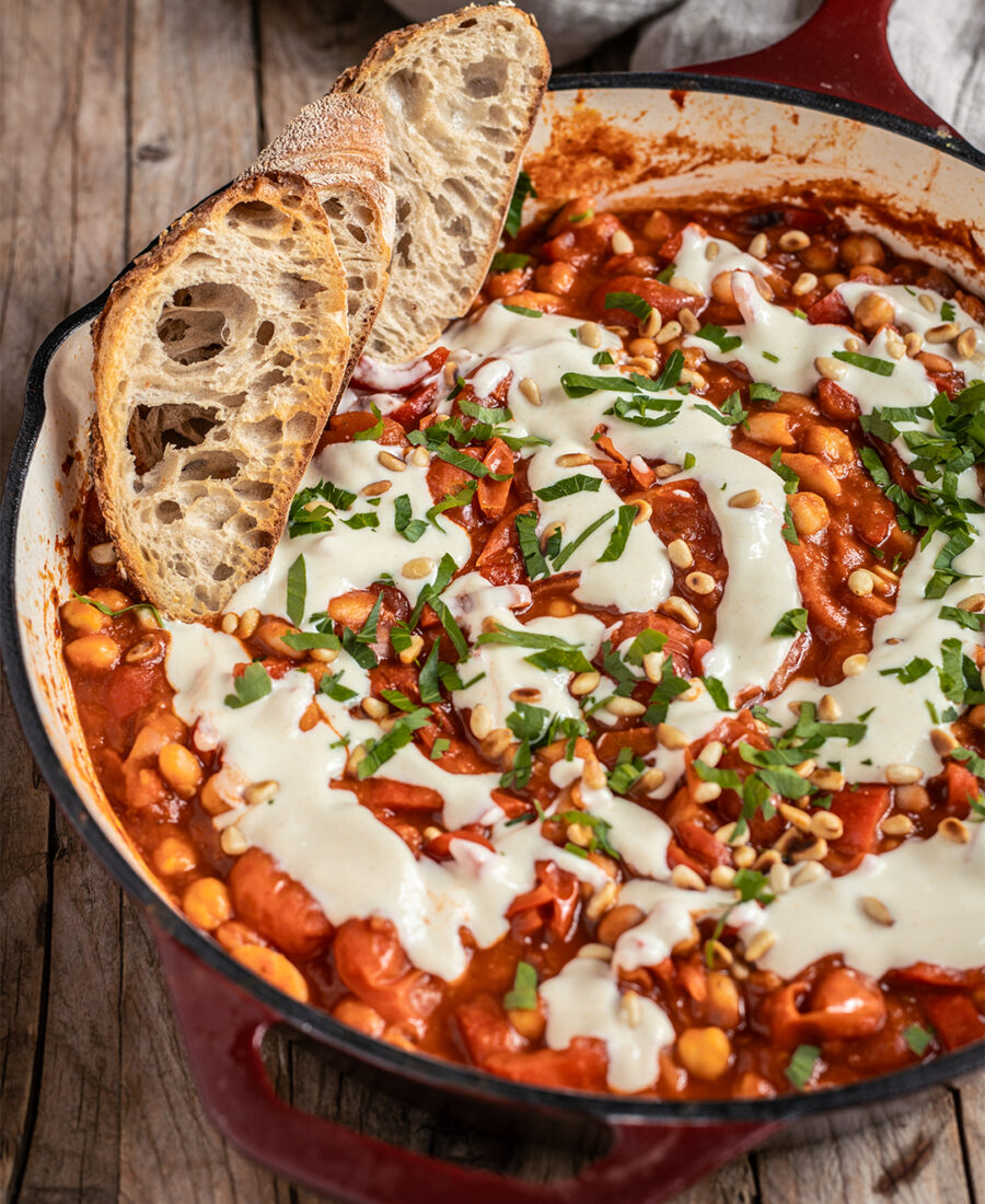 vegane Harissa Pfanne
